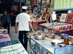 Bazaar outside Great Mosque Xian