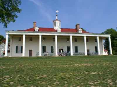 Mount Vernon Main House Back Portico Mount Vernon Main House Back Portico