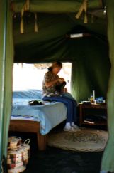 Kakuli Camp Zambia tent interior