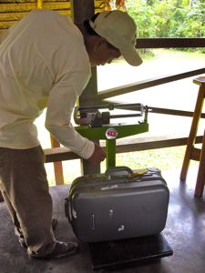 On this flight out of the Amazon from Manu to Cusco, we had to travel light.
