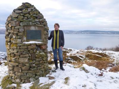 We did it... found the Castle MacEwen.  Who cares about snow?