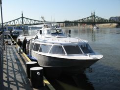 Boarding in Budapest to Hydrofoil the Danube Boarding in Budapest to Hydrofoil the Danube