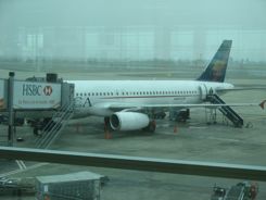 Bad weather or mechanicals can cause canceled flights. Bad weather or mechanicals can cause canceled flights.