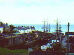 Charlestown Harbor - Saililng ships - Cornwall