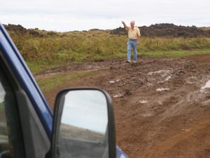 Think it's safe to drive the rental car through here?