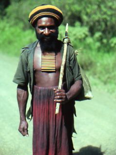 HItchhiker in Papua New Guinea - yes, there's a story here.
