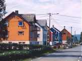 Colorful Houses in Fiksdal Norway