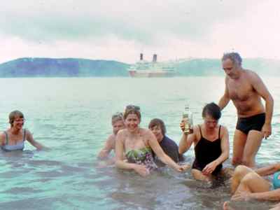 Swimming in Antarctica