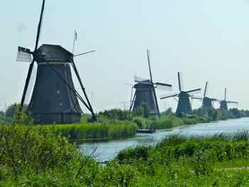 Windmills at Kinderdijk, the Netherlands