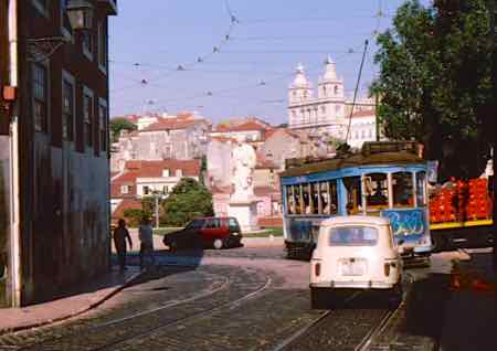 Ride Trams of any color around Lisbon