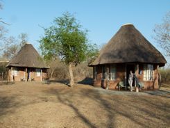 Guest Rondavels in Royal Hlane National Park Swaziland Guest Rondavels in Royal Hlane National Park Swaziland