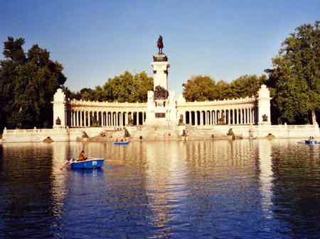 Retiro Park in Madrid