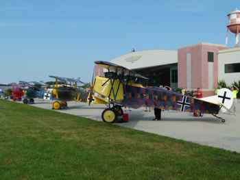 WWI planes at Military Aviation Museum Virginia Beach