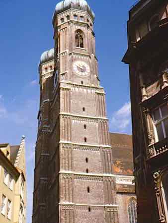 Frauenkirke towers in Munich Frauenkirke towers in Munich