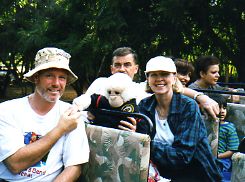 On tiger safari in India