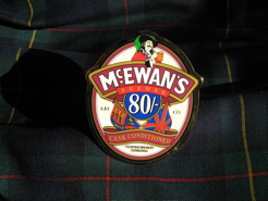 Added the tartan and beer pull for the McEwan spellers, J&M