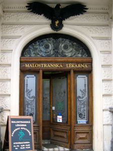 Apotheke or Pharmacy in Old Town Prague