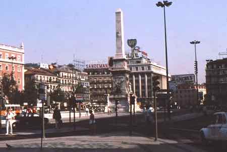 Restauradores Square Lisbon