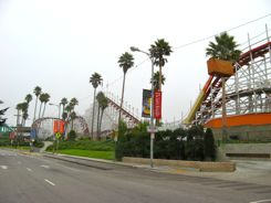 Santa Cruz Beach Boardwalk Big Dipper Roller Coaster Santa Cruz Beach Boardwalk Big Dipper Roller Coaster