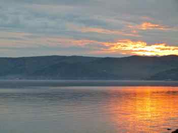 Sunset over Lake Baikal, Russia