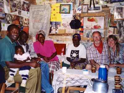 Tea with our guide's family in Kenya Tea with our guide's family in Kenya