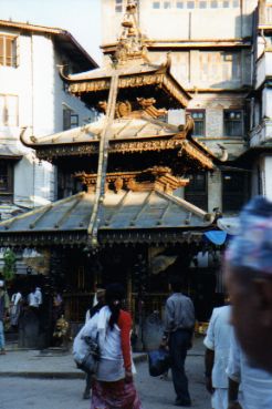Temple in Kathmandu, Nepal Temple in Kathmandu, Nepal