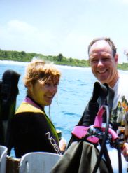 Diving Bloody Bay Wall Little Cayman Island - trying to avoid motion sickness
